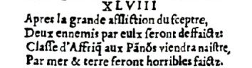 Nostradamus - Antoine du Rosne 1557