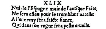 Nostradamus - Antoine du Rosne 1557