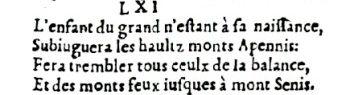 Nostradamus - Antoine du Rosne 1557