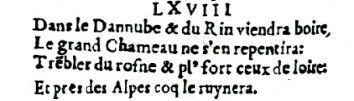 Nostradamus - Antoine du Rosne 1557