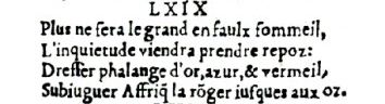 Nostradamus - Antoine du Rosne 1557