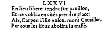 Nostradamus - Antoine du Rosne 1557