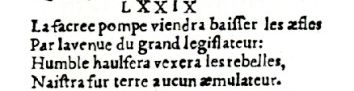 Nostradamus - Antoine du Rosne 1557