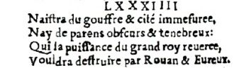 Nostradamus - Antoine du Rosne 1557