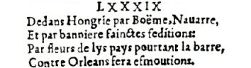 Nostradamus - Antoine du Rosne 1557