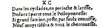 Nostradamus - Antoine du Rosne 1557