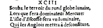 Nostradamus - Antoine du Rosne 1557