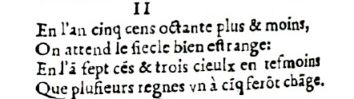 Nostradamus - Antoine du Rosne 1557