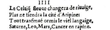 Nostradamus - Antoine du Rosne 1557