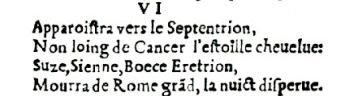 Nostradamus - Antoine du Rosne 1557