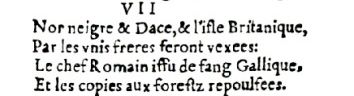 Nostradamus - Antoine du Rosne 1557