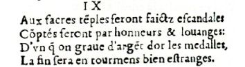 Nostradamus - Antoine du Rosne 1557