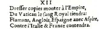 Nostradamus - Antoine du Rosne 1557