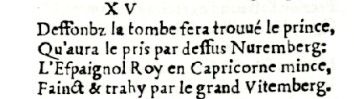 Nostradamus - Antoine du Rosne 1557