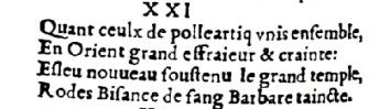 Nostradamus - Antoine du Rosne 1557