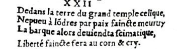 Nostradamus - Antoine du Rosne 1557