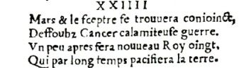Nostradamus - Antoine du Rosne 1557