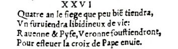Nostradamus - Antoine du Rosne 1557