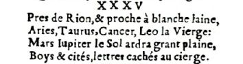 Nostradamus - Antoine du Rosne 1557