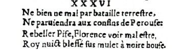 Nostradamus - Antoine du Rosne 1557