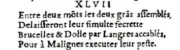 Nostradamus - Antoine du Rosne 1557