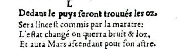 Nostradamus - Antoine du Rosne 1557