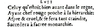 Nostradamus - Antoine du Rosne 1557