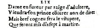 Nostradamus - Antoine du Rosne 1557