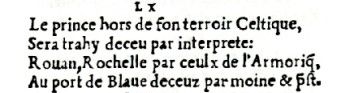 Nostradamus - Antoine du Rosne 1557