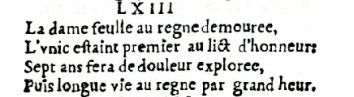 Nostradamus - Antoine du Rosne 1557