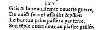 Nostradamus - Antoine du Rosne 1557