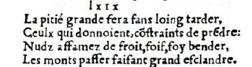Nostradamus - Antoine du Rosne 1557