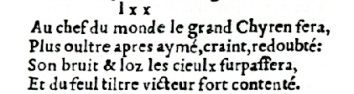 Nostradamus - Antoine du Rosne 1557