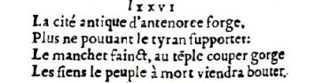Nostradamus - Antoine du Rosne 1557
