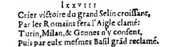 Nostradamus - Antoine du Rosne 1557