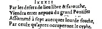 Nostradamus - Antoine du Rosne 1557