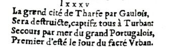 Nostradamus - Antoine du Rosne 1557