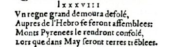 Nostradamus - Antoine du Rosne 1557