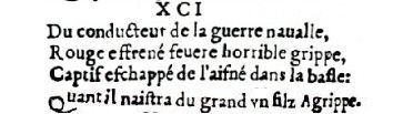 Nostradamus - Antoine du Rosne 1557