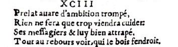 Nostradamus - Antoine du Rosne 1557