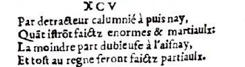 Nostradamus - Antoine du Rosne 1557