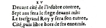 Nostradamus - Antoine du Rosne 1557