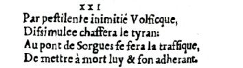 Nostradamus - Antoine du Rosne 1557