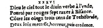 Nostradamus - Antoine du Rosne 1557