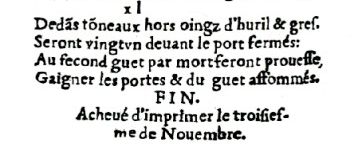 Nostradamus - Antoine du Rosne 1557